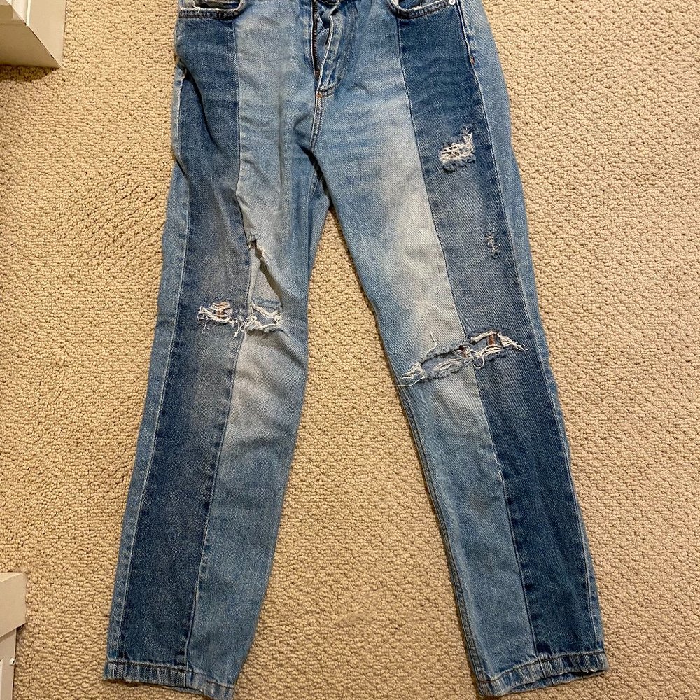 Free People ripped jeans size 27